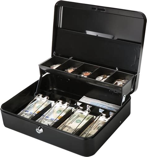 jssmst large cash metal money box|Jssmst Large Cash Box with Combination Lock – .